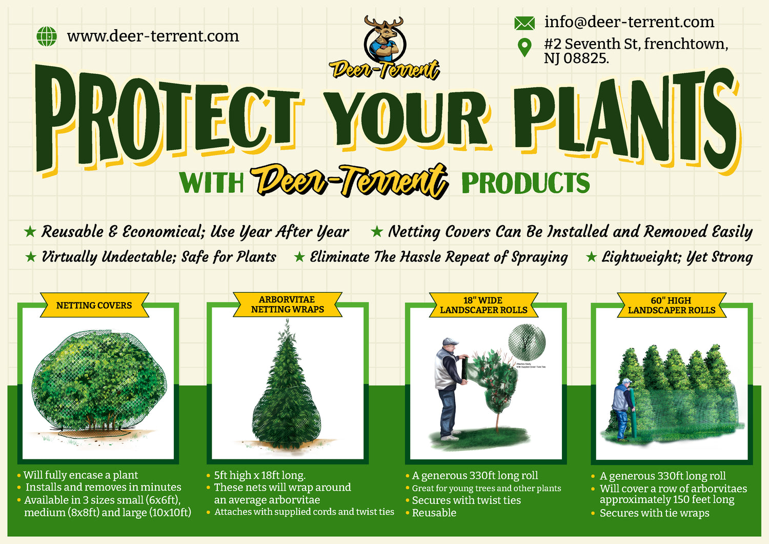 Premium Anti-Deer Netting: Safeguard Your Garden with Ease