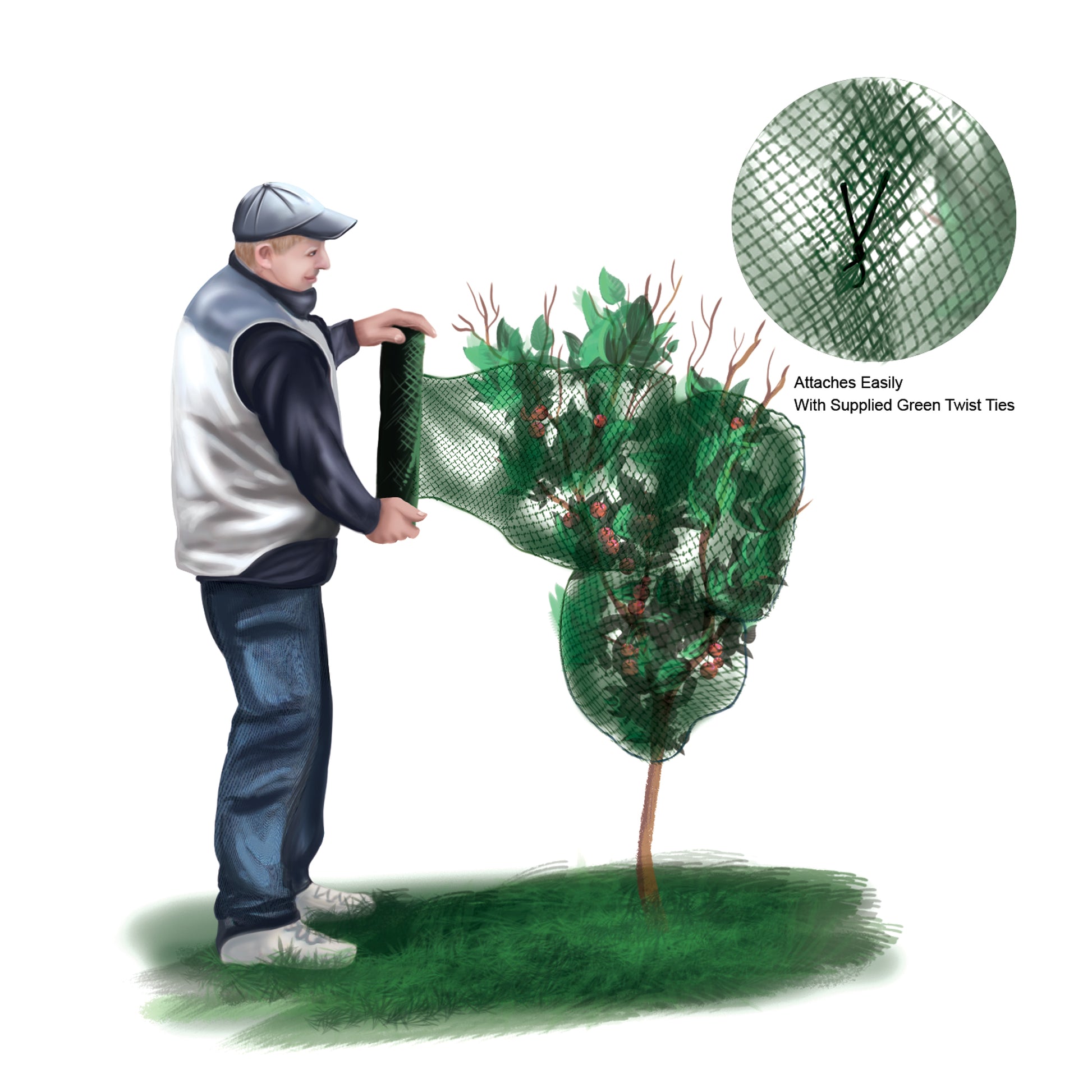 Deer-Terrent Netting Rolls