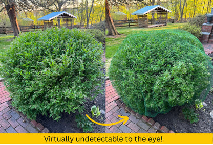 Deer-Terrent Plant Netting Cover- Medium 8' X 8' For Plants Up To 3.5'-4.0' High. Free Shipping When Ordering More Than 1 Product.